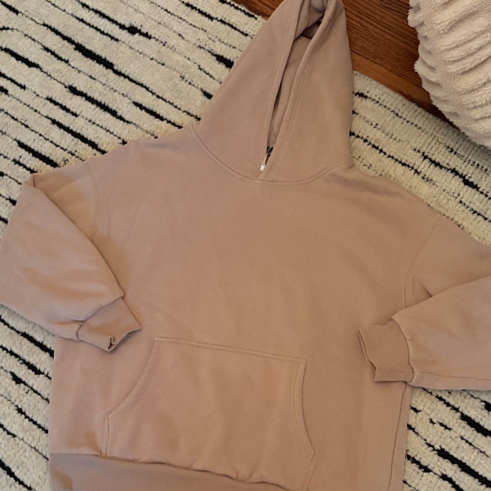 Cozy Tan Hoodie Sweatshirt